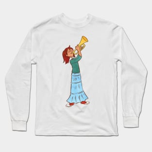 Little Trumpeter Long Sleeve T-Shirt